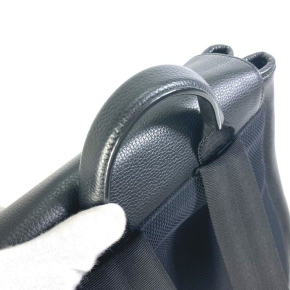 Authenticity Guarantee Dior 1ADBA143SSE Saddle backpack Bag Backpack Leather Bl - Picture 6 of 16